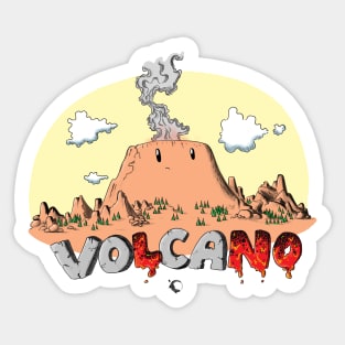 Volcano! Sticker